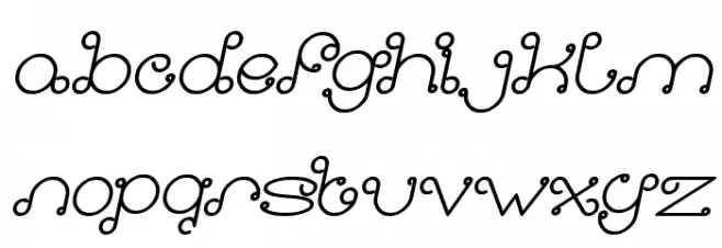 Modern Aristocrat Bold Italic Caratteri MINUSCOLO