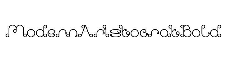 Modern Aristocrat Bold  لخطوط تنزيل