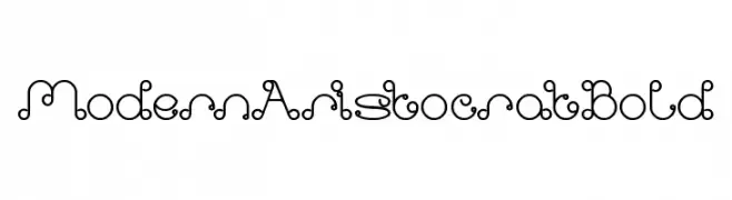 Modern Aristocrat Bold  Скачать бесплатные шрифты