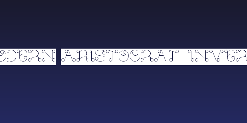 Modern Aristocrat-Inverse Social Header