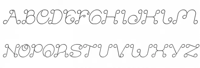 Modern Aristocrat Italic Шрифта ВЕРХНИЙ