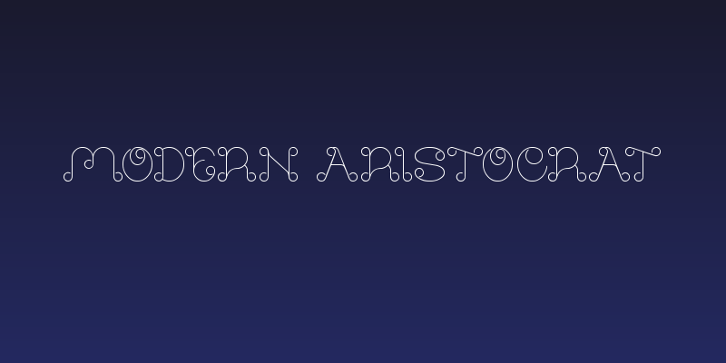 Modern Aristocrat Social Header