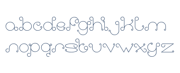 Modern Aristocrat Lowercase