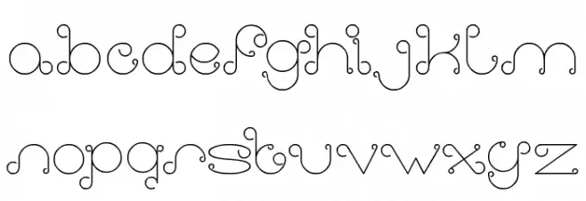 Modern Aristocrat Schriftart Kleinbuchstaben