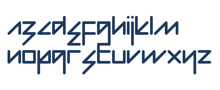 Modern Bohemian Lowercase