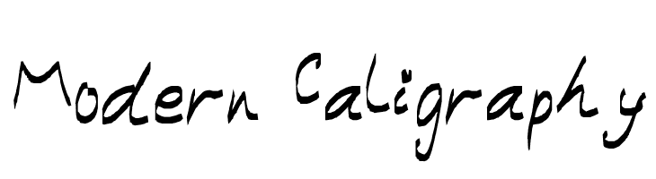 Modern Caligraphy Font - FFonts.net