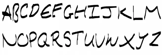 Modern Caligraphy Fonte MAIÚSCULAS