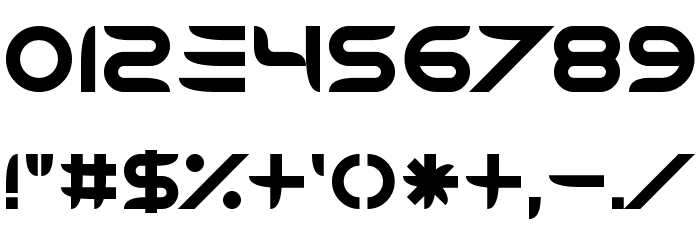 Modern Caveman Font OTHER CHARS
