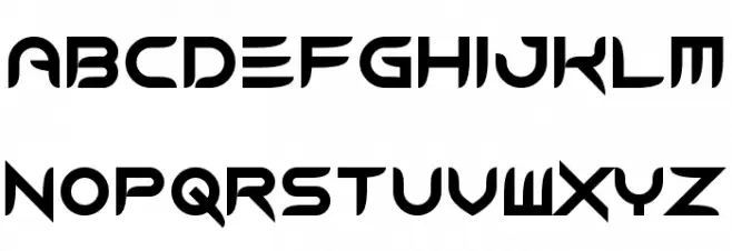 Modern Caveman フォント 大文字