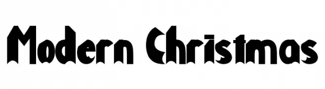 Modern Christmas フリーフォントのダウンロード