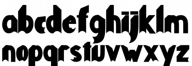 Modern Christmas フォント 小文字