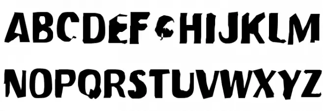 Modern Conformist Font Litere mari