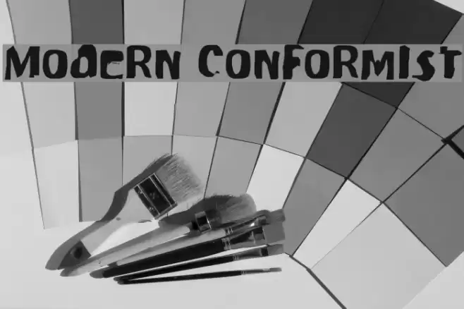 Modern Conformist Font examples