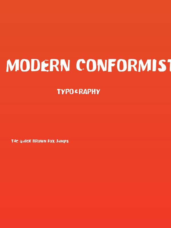 Modern Conformist Poster