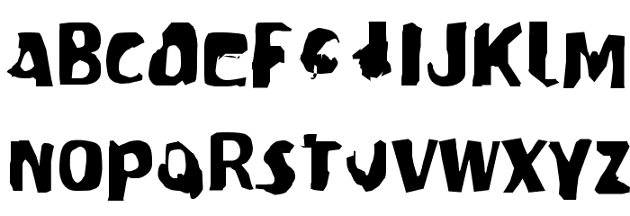 Modern Conformist Font LOWERCASE
