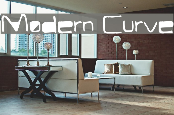 Modern Curve Font examples