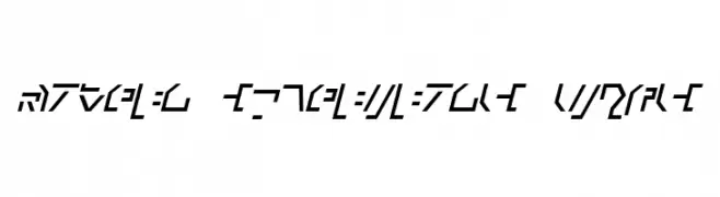 Modern Cybertronic Italic  baixar fontes gratis