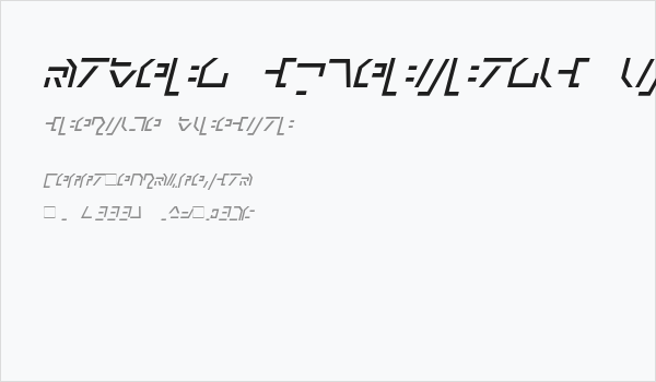 Modern Cybertronic Italic Business Card