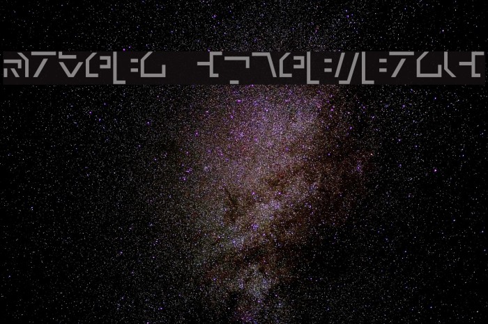 Modern Cybertronic Font examples