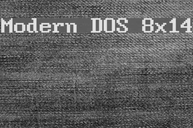 Modern DOS 8x14 Example 3