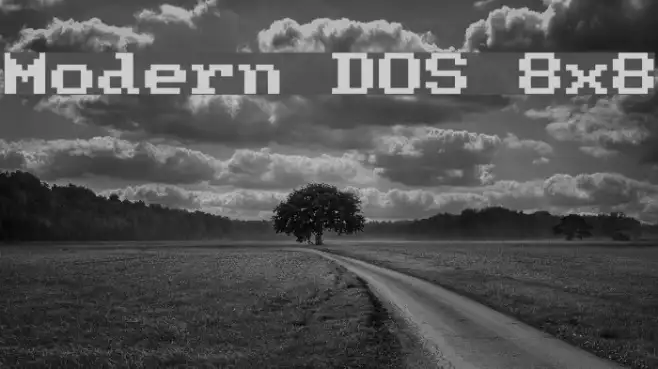 Modern DOS 8x8 Example 1