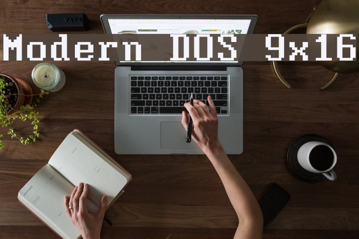 Modern DOS 9x16 Font examples