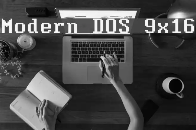 Modern DOS 9x16 Example 3