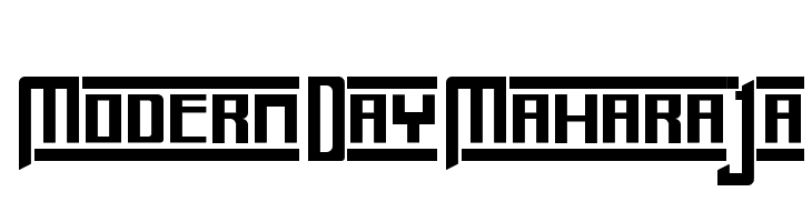Modern Day Maharaja  Fuentes Gratis Descargar