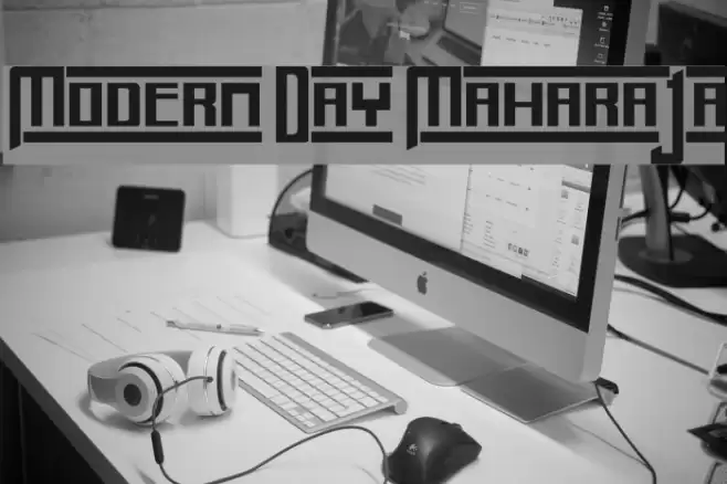 Modern Day Maharaja Font examples