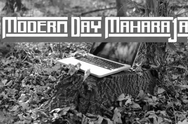 Modern Day Maharaja Font examples