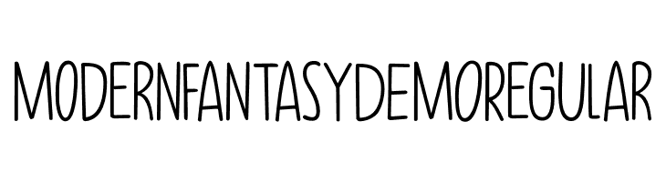 Modern Fantasy DEMO Regular  Free Fonts Download