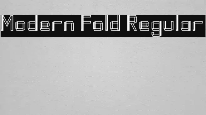 Modern Fold Regular Example 1