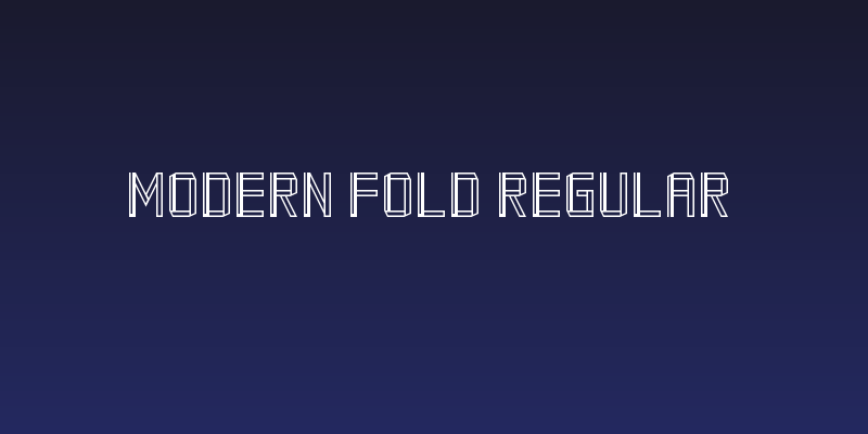 Modern Fold Regular Social Header