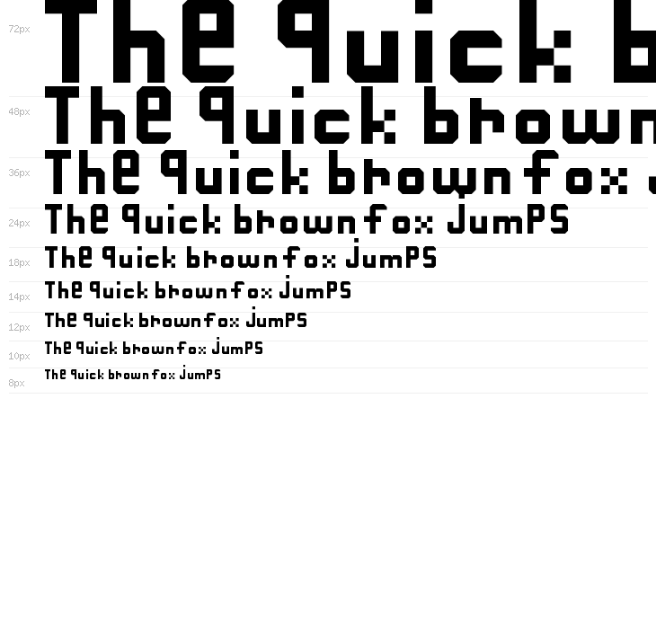 Modern Font Regular Waterfall