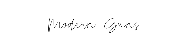 Modern Guns  font caratteri gratis