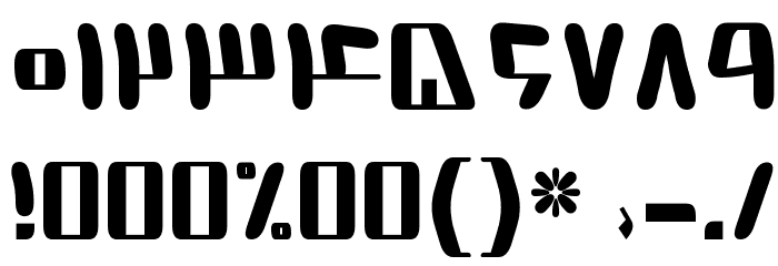 Modern III Font OTHER CHARS
