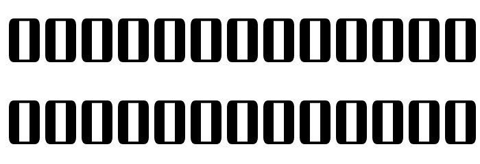 Modern III Font LOWERCASE