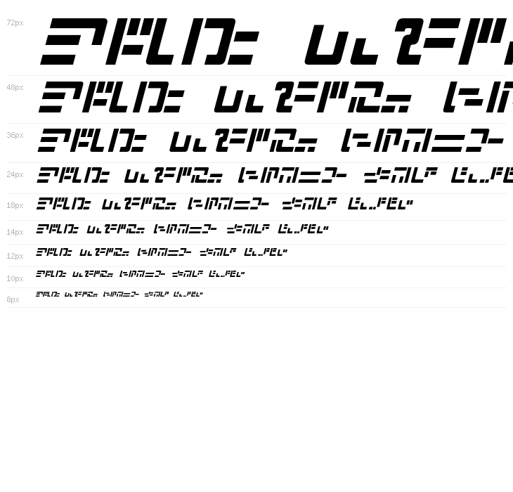 Modern Iaconic Italic Waterfall