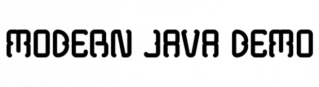 Modern Java Demo  تنزيل الخطوط