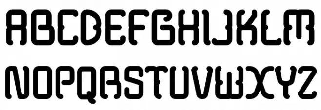 Modern Java Demo Schriftart Groß