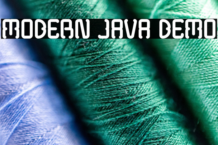 Modern Java Demo Example 3