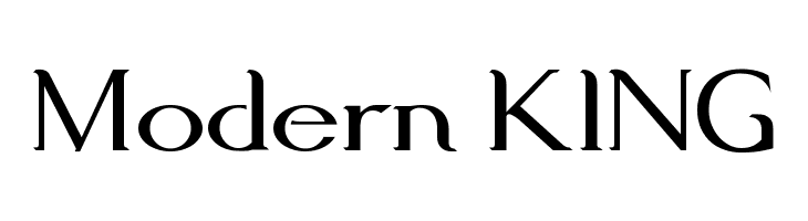 Modern KING Font