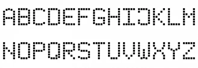Modern LED Board-7 Font Litere mari