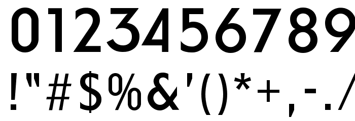 Modern M Font OTHER CHARS