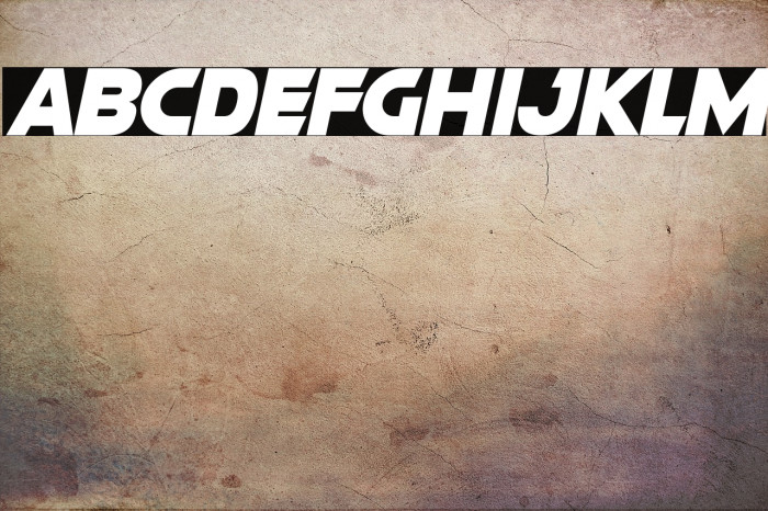 Modern Machine Italic Example 1