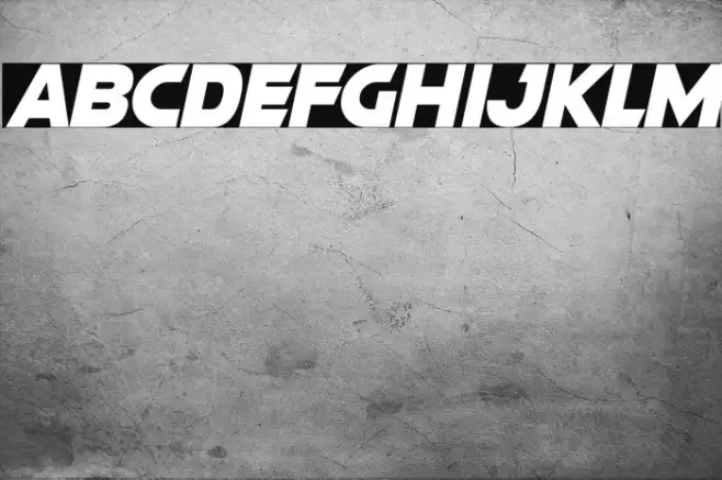 Modern Machine Italic Example 1