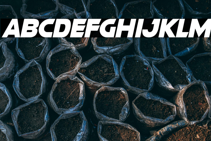 Modern Machine Italic Example 2