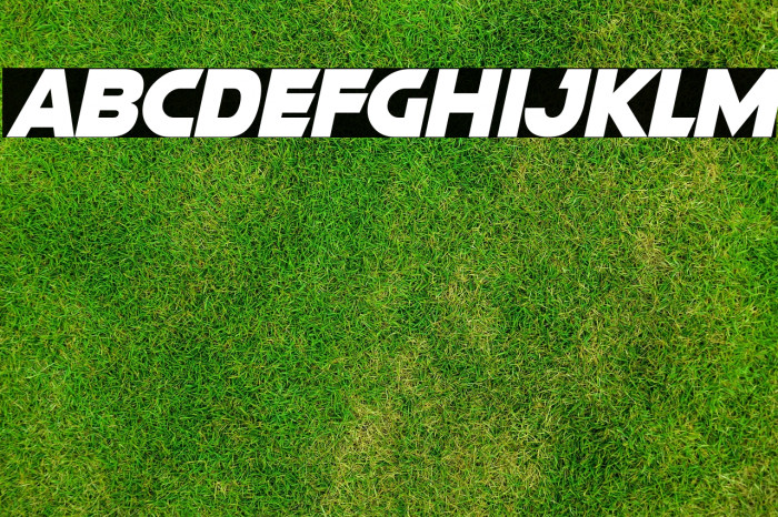 Modern Machine Italic Example 3