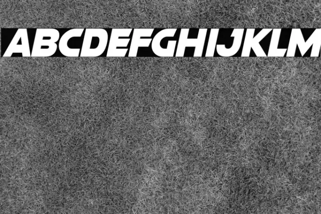 Modern Machine Italic Example 3