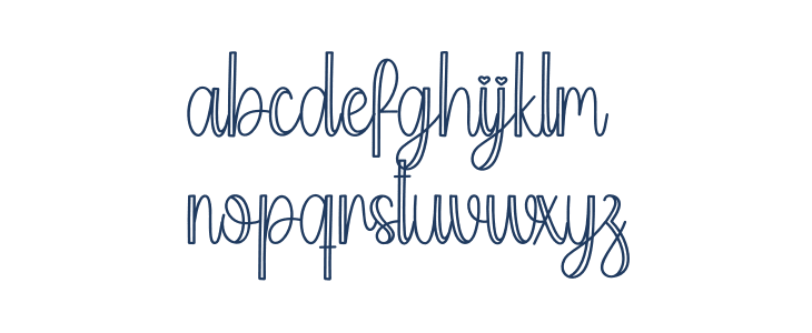 Modern Planner Lowercase